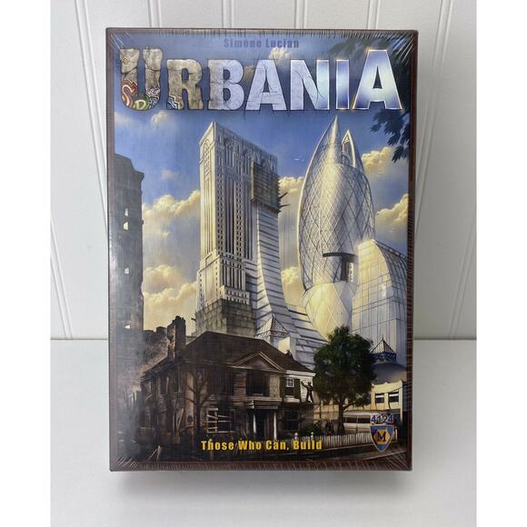 URBANIA: Those Who Can, Build - 2012 Board Game by Simone Lucian - Mayfair Games - Picture 1 of 4